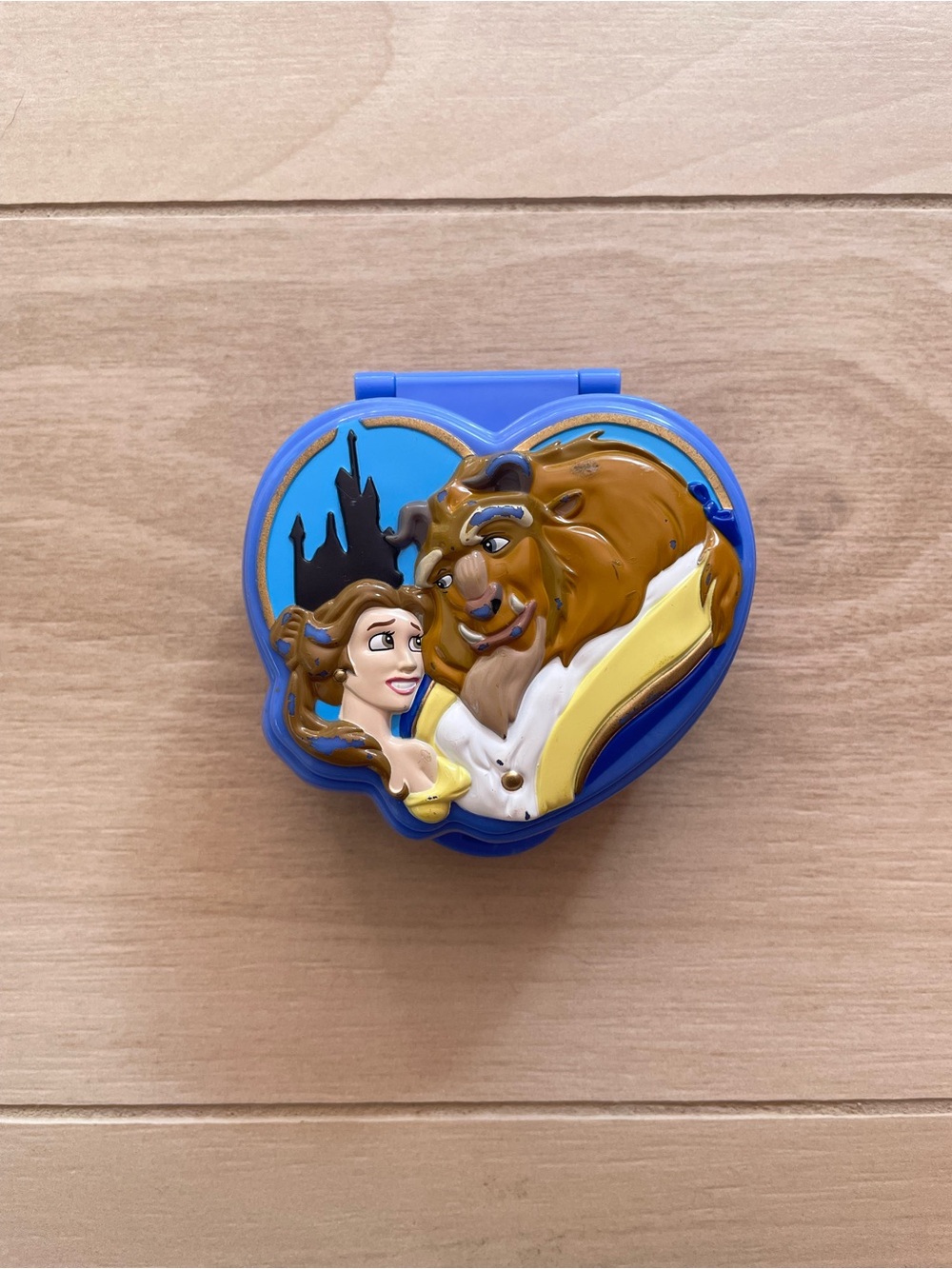Vintage 1995 Bluebird Disney Beauty and the Beast Polly Pocket Compact